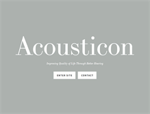 Tablet Screenshot of acousticonhac.com